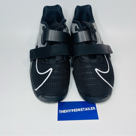 Nike Romaleos 4 Black CD3463 010 Weightlifting Lifting Gym Training Mens Size 10 - Picture 4 of 5